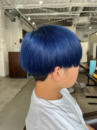 ショート カラー メンズ アオゾラヘアー　フジサキグウ店所属・金子 圭汰のヘアスタイル