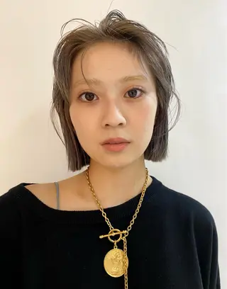 ロング カラー 名古屋栄/ブリーチ/ ボブ🧃木下桃嘉のヘアスタイル