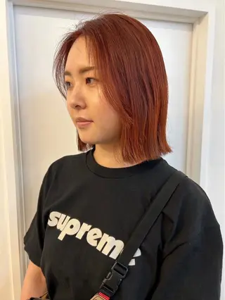 ミディアム カラー 🍒透明感カラー mutsuki🍒のヘアスタイル