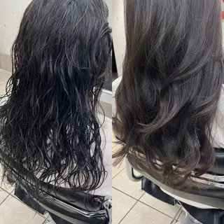 ロング パーマ 🩶Nemoto Saki🩶のヘアスタイル