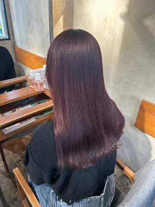 セミロング カラー Friista color所属・moe🎀 梅田美容室のヘアスタイル