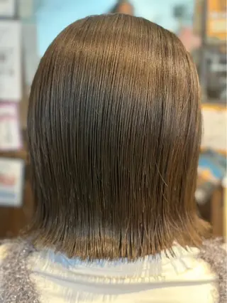 ミディアム パーマ bissflare 三津橋のヘアスタイル