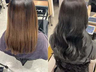 ロング 土田 愛友のヘアスタイル