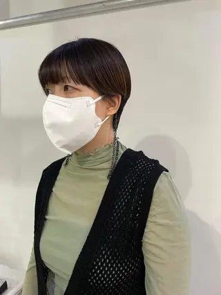 ショート silo所属・silo MOKA 顔周りカット🦦のヘアスタイル