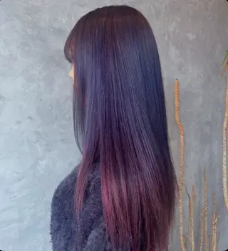 カラー トメちゃん 💜🇭🇰のヘアスタイル