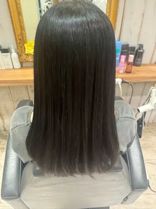 セミロング 豊田 さくらのヘアスタイル