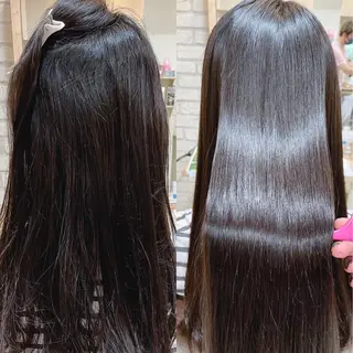 ロング 清水 有実子のヘアスタイル