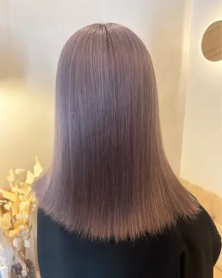 ミディアム カラー 暖色/ミルクティー/ レイヤー/yuriaのヘアスタイル