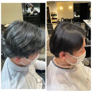 メンズ 🌈縮毛矯正.カラー しゅんすけ🌈のヘアスタイル