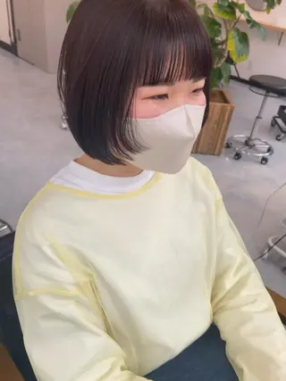 ショート カラー 田中 あやなのヘアスタイル
