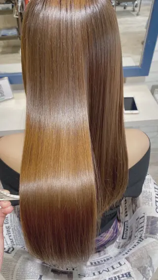 ロング 小島あゆ美/髪質改善 /縮毛矯正/ケラコラのヘアスタイル