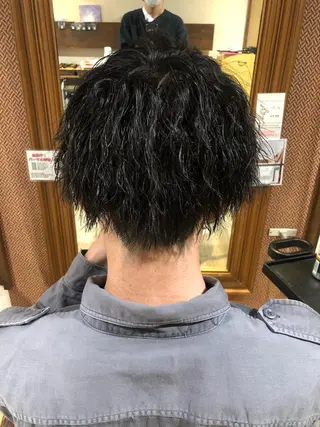 ショート パーマ メンズ メンズパーマ/ スパイキー/神田正紀のヘアスタイル