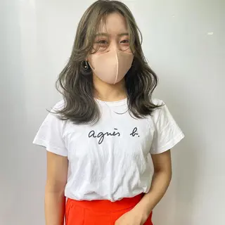 ミディアム カラー suvvy hairsalonのヘアスタイル