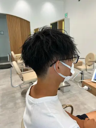 カラー メンズ 一ノ瀬 蘭のヘアスタイル