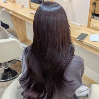 ロング カラー 彩桜/艶カラー/小顔 に見せるカット✂のヘアスタイル