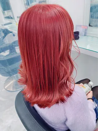 ミディアム カラー ヘアアレンジ 🤍ベージュ×艶髪 🤍Ryuta🤍のヘアスタイル