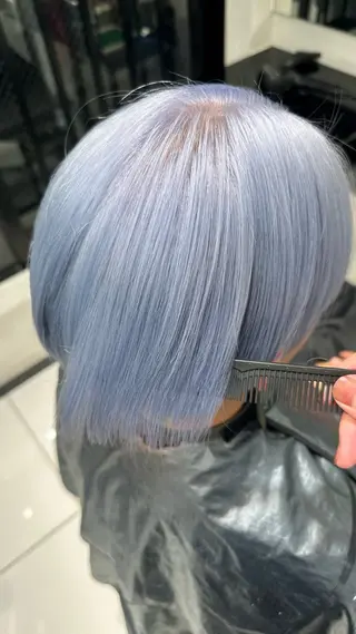 ショート カラー メンズ ハイトーン/ペール カラー/原宿/RENのヘアスタイル