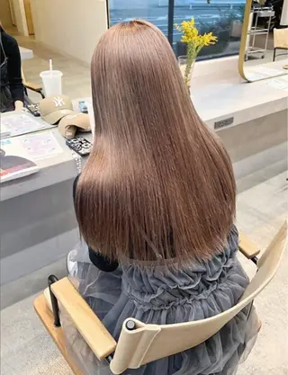 ロング カラー runa|color × straightのヘアスタイル