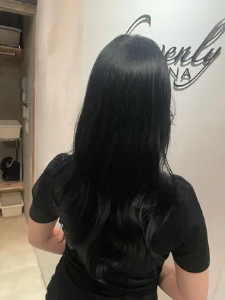 セミロング カラー NA NAのヘアスタイル