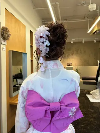 ロング ヘアアレンジ 武田美空🐇 ボブ/暖色カラー🌷のヘアスタイル