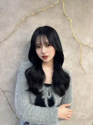 ロング 池袋/韓国/レイヤー 髪質改善/村上けいとのヘアスタイル