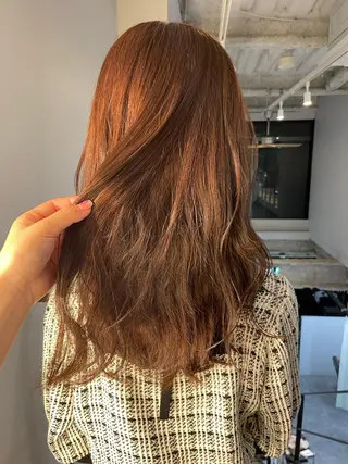 カラー yuri/オリーブ/ 暖色カラー/レイヤーのヘアスタイル