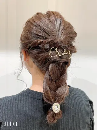 ミディアム 吉川 うららのヘアスタイル