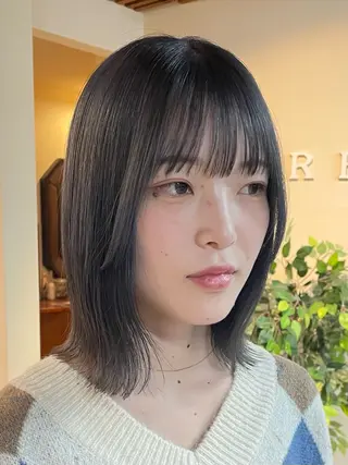 ミディアム 宮本 いぶきのヘアスタイル