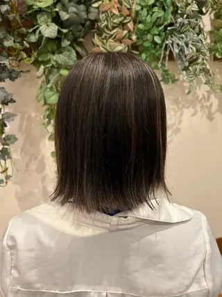 ミディアム 寺田 七海のヘアスタイル