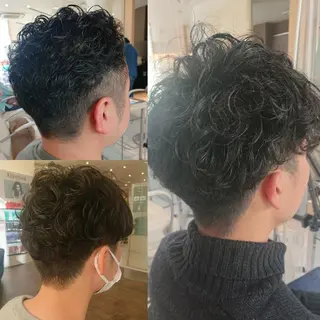 パーマ 髪質改善春間 慶康のヘアスタイル
