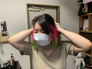 ミディアム カラー じょん 。のヘアスタイル