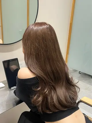 ロング 透明感カラー/顔周り カット🎀ヒラバルのヘアスタイル