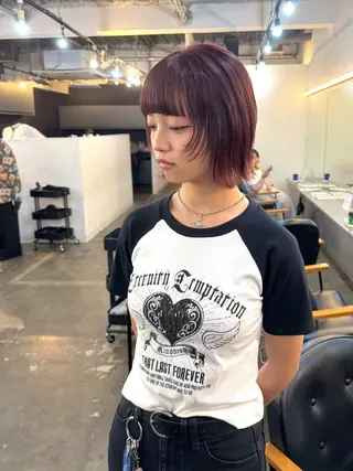 カラー 氏家 麻歩のヘアスタイル