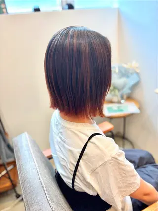 ショート n1/4古民家サロン 白髪ぼかし/MAMIのヘアスタイル