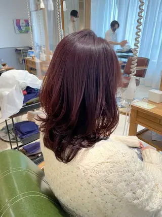 ミディアム カラー 過去一の柔髪ヘア 🌿IVYjoureのヘアスタイル