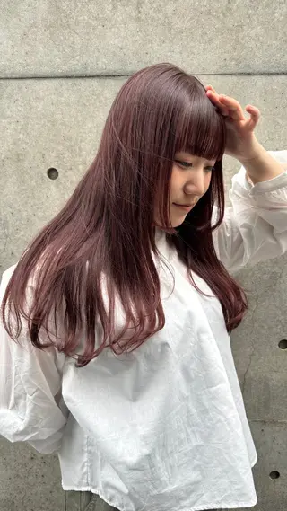 ロング カラー ショート・ボブパーマ 指名No.1かけるのヘアスタイル