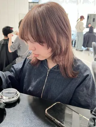ミディアム カラー HARU//原宿🤍 リピート率NO.1のヘアスタイル