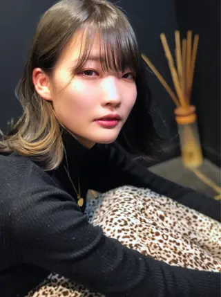 ミディアム 柿本拓【全席完全個室 ログネオン】のヘアスタイル