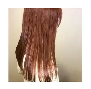 ロング カラー ヘアアレンジ やました りなのヘアスタイル