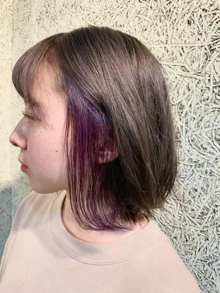 ミディアム MIRUCO by KURAKU所属・⭐️ハイトーンカラー ⭐️メンズパーマ達成のヘアスタイル