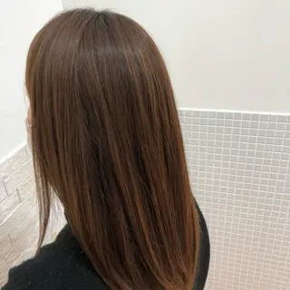 ロング ショート 嶋津祥希のヘアスタイル