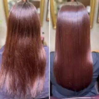 ロング 縮毛矯正☆白髪ぼかし 専門ゆうぞうのヘアスタイル