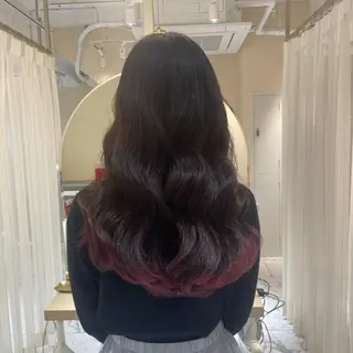 ロング マホ/日吉/髪質改善 /レイヤー/ガーリーのヘアスタイル