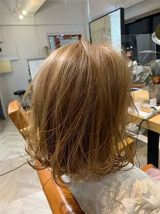 ミディアム り ほのヘアスタイル