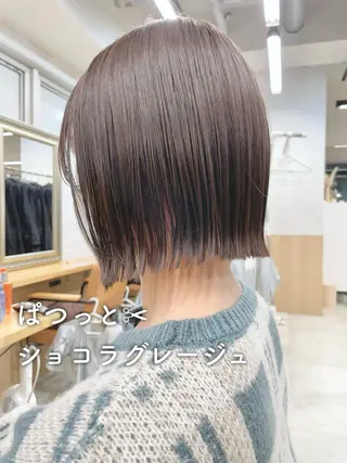 ショート 🌈韓国ボブミディ 表参道sandノスケのヘアスタイル