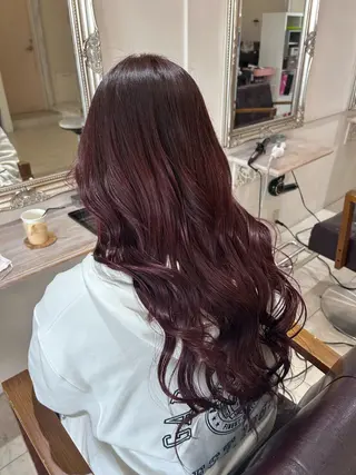 ロング カラー 🍑暖色/ヘアセット NANOHA🍑のヘアスタイル