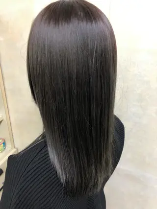 ロング カラー パーマ 艶カラー🩵💛 NANAのヘアスタイル