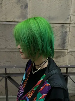 ロング カラー ヘアアレンジ 渡邉 舞のヘアスタイル