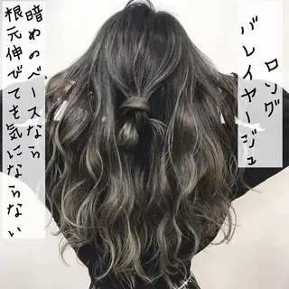 ロング カラー LUSTRE クロサワのヘアスタイル