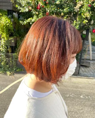 ショート カラー TIECHEL所属・韓国ナチュラル・ ベージュ/落合夏希のヘアスタイル